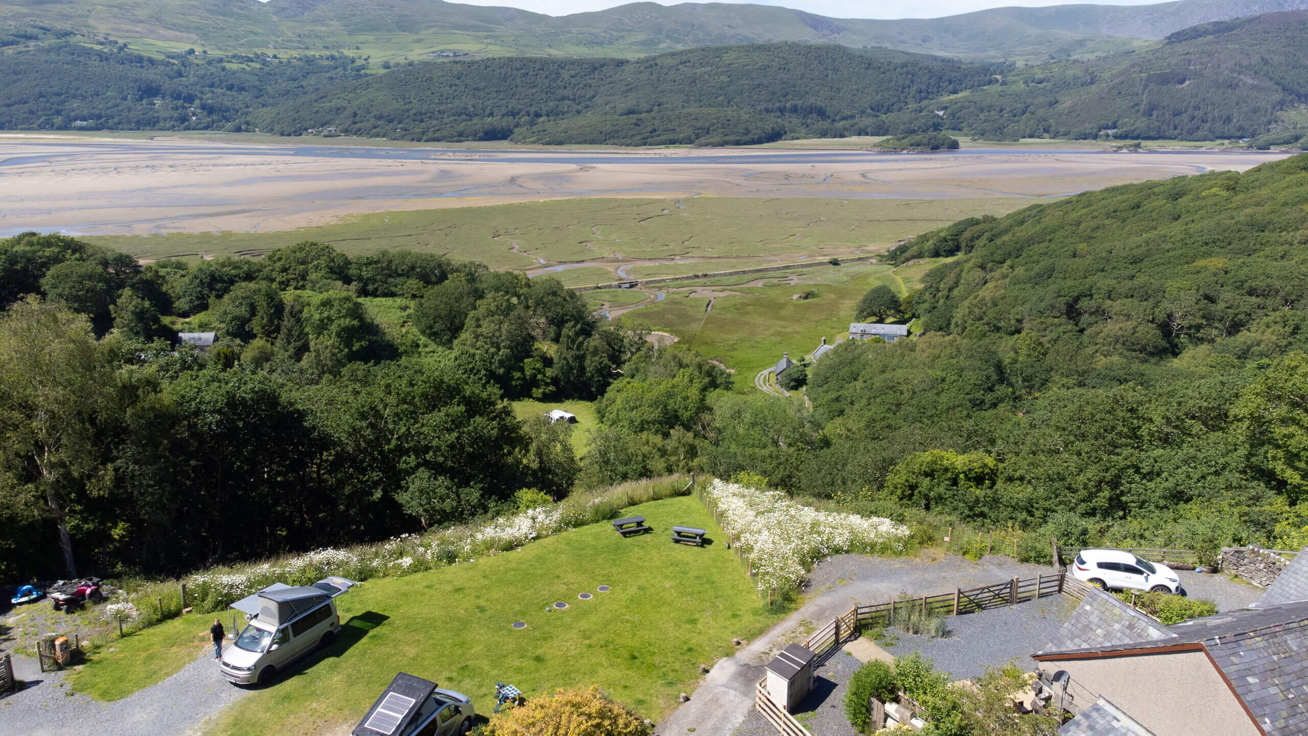 Wales camping site 