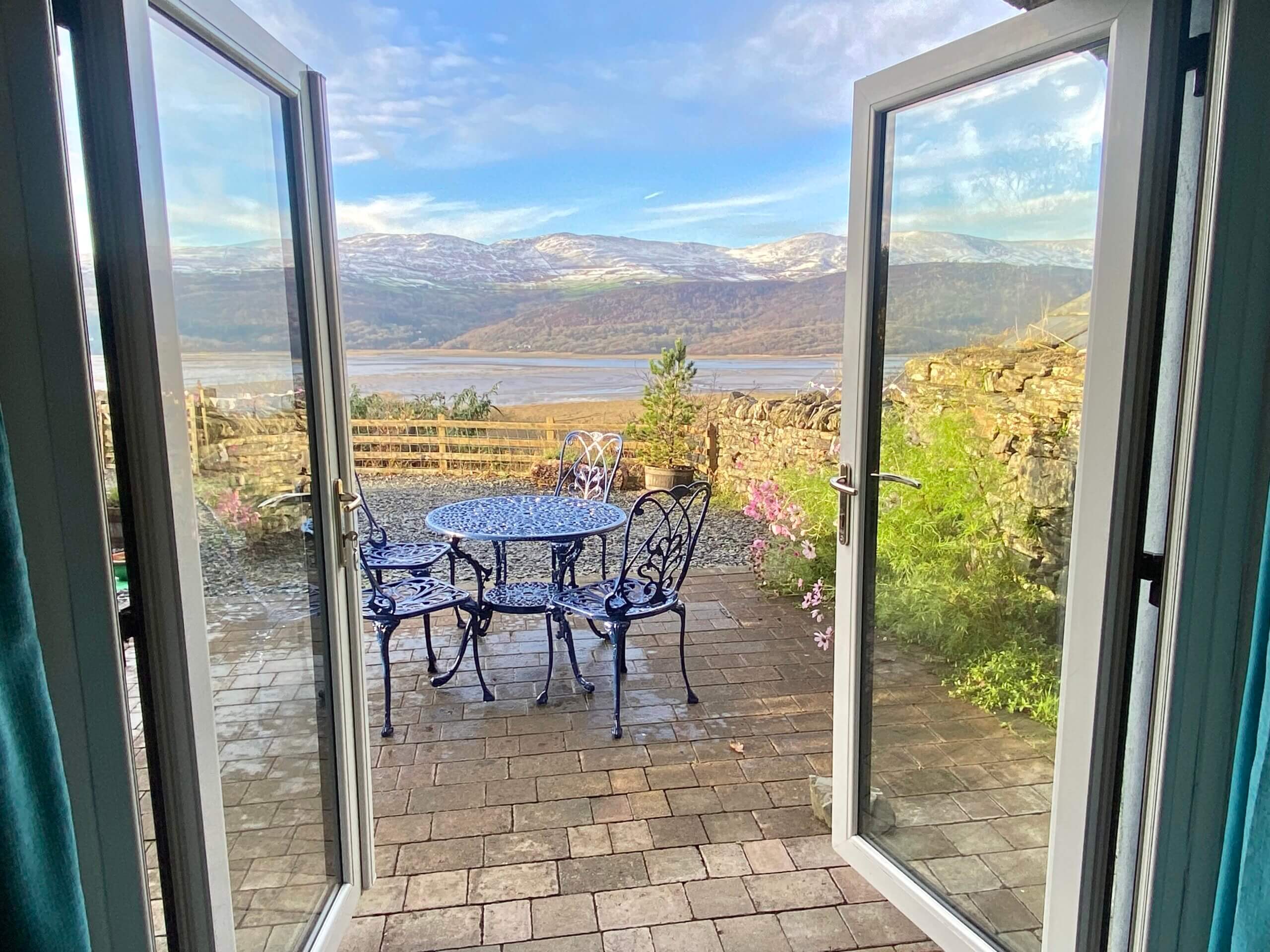 View from Little Haven, Snowdonia holiday cottage