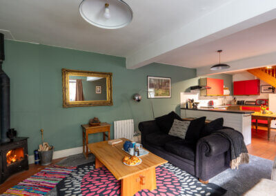 lounge, Snowdonia holiday cottage with woodburner