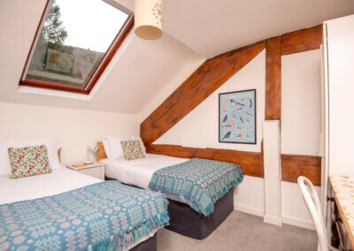 Twin bedroom, Wales holiday let